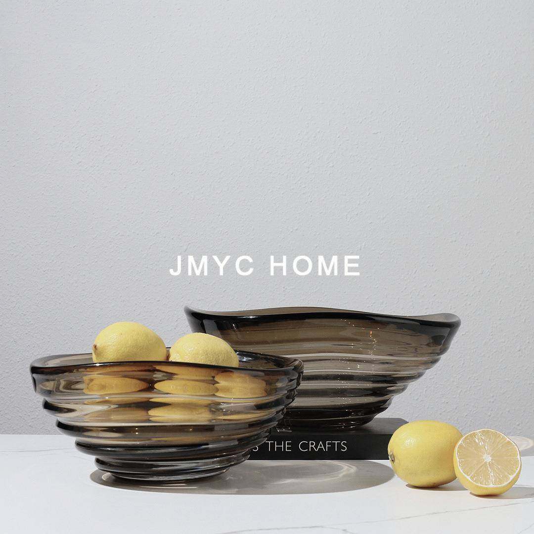 现FQQ轻奢玻璃果间盘收纳楼处样板客厅餐桌售面茶几何简约果篓代,家居饰品,装饰摆件,淘宝优惠券,粉丝福利购,淘宝优惠卷