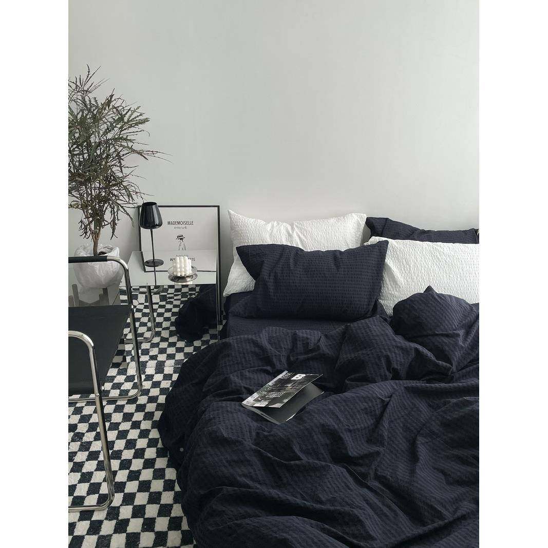 d暗黑泡TM675039泡Reemtion水洗棉件套四全棉纯棉床p单床笠床上4