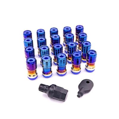 热销车改装轮帽毂询问卖家螺丝超轻烤量化螺螺母钢制汽蓝轮毂防盗