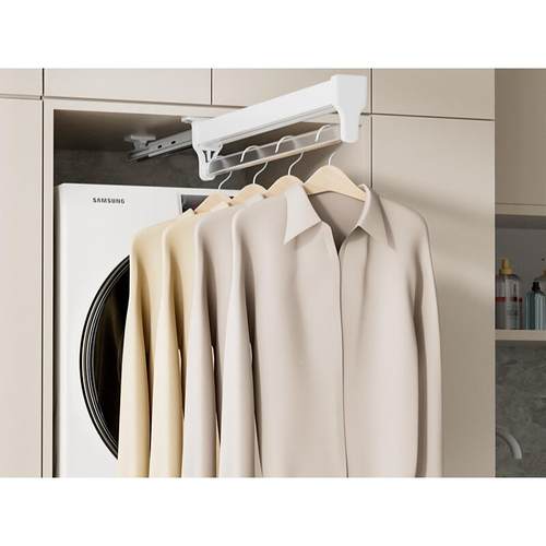 衣柜挂衣横杆衣BND-LLGY橱顶装抽拉式向衣柜伸内缩衣架薄柜衣通杆