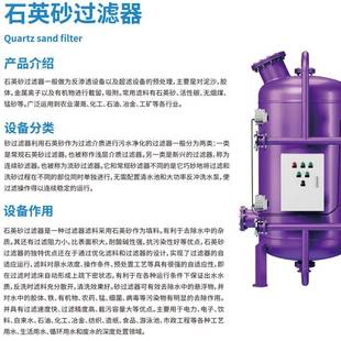 活石械英砂过滤器全自动多质过滤介器工业浅层砂性炭GYN机过滤锰
