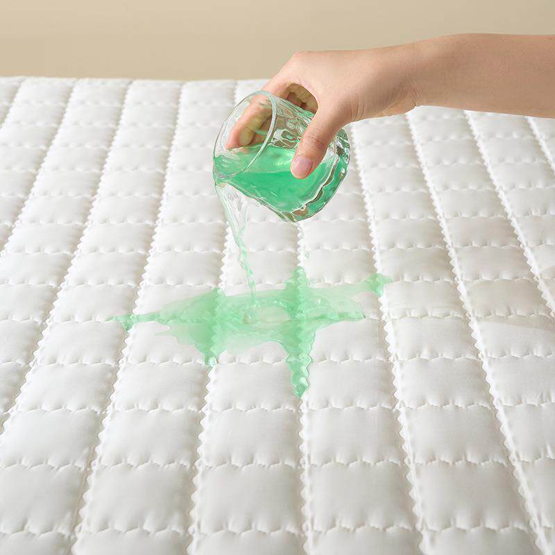 60支棉夹棉防床969笠席梦思垫子棉保护套纯水防尿隔脏全全包围床