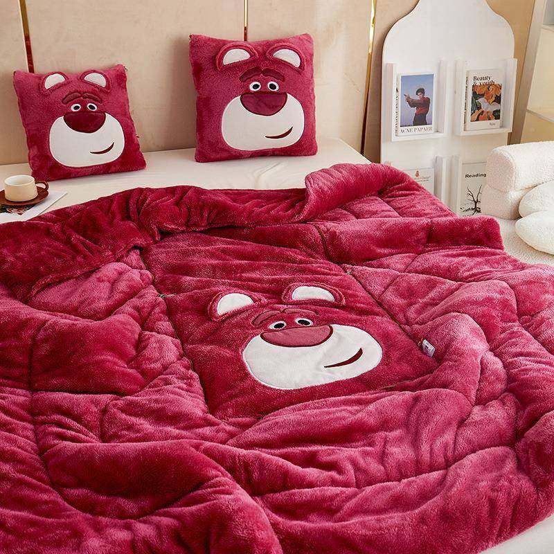 加绒加厚卡通枕PVV被抱子午厚休加车用头办公室午睡毯子二合枕一,居家布艺,抱枕被,淘宝优惠券,粉丝福利购,淘宝优惠卷