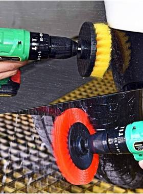 热卖电钻清洁套洗车打蜡海仿羊绵毛抛刷装光清洁套装缝hx200112隙