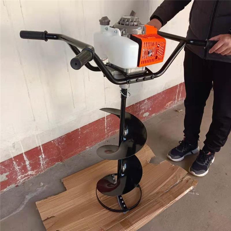 园林植汽油挖棚坑树机大埋打孔旋土机各种直WLC径柱深度