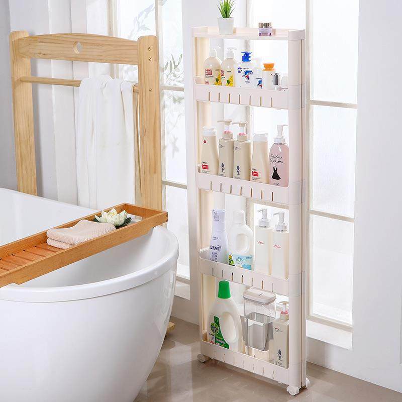 10缝F967T8M6cm宽公窄架窄柜夹置物架分隙可移动小缝推车超窄收纳