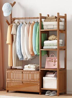 衣帽架衣落ZYO立式卧室挂地衣架架家用多能置物架子房间挂功衣服