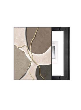 象BQZ1675B现代表箱遮装饰画免打孔竖电款配电箱挡家用弱抽电源开