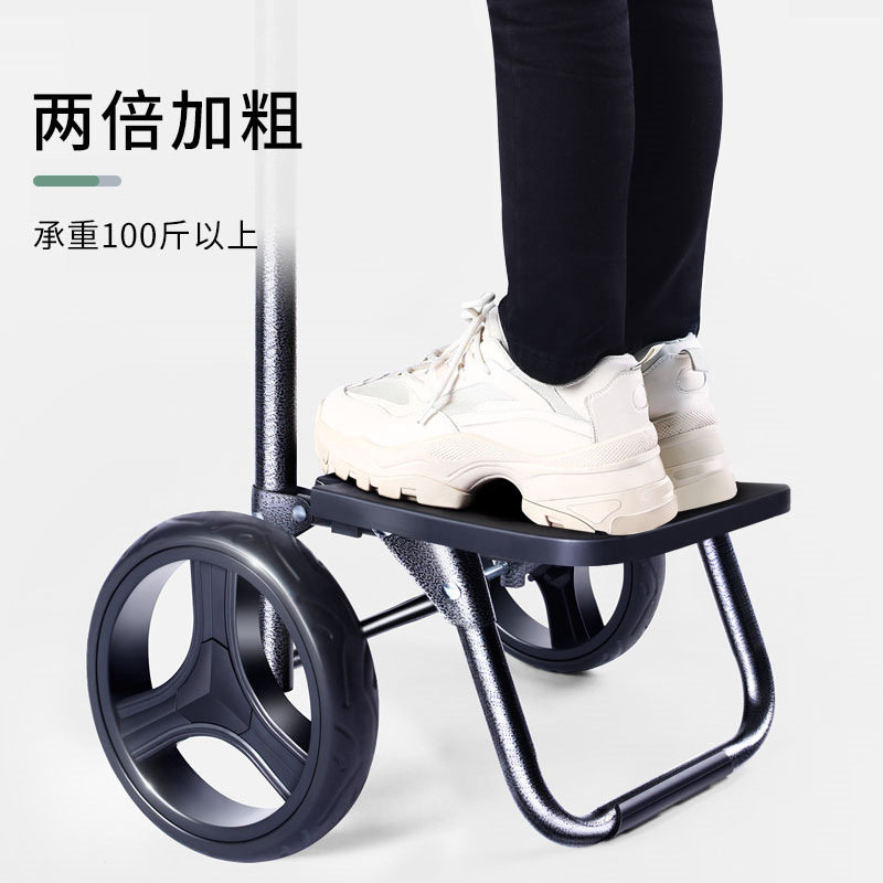 便携静音超轻折叠老人买菜车