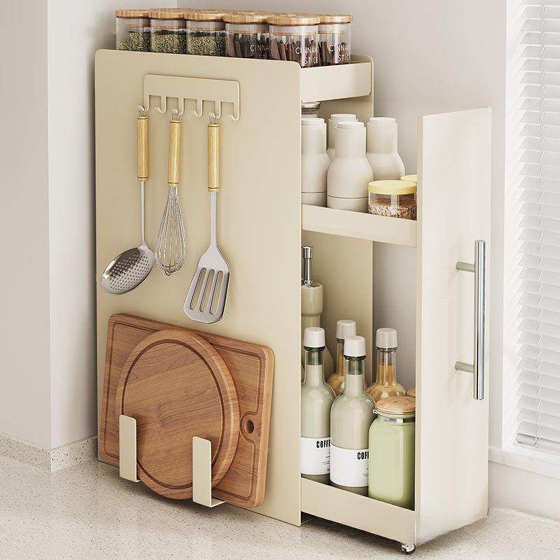 款厨房油窄SC7TMJTX款调架台面抽拉式多层防尘收纳盐料酱醋新调味