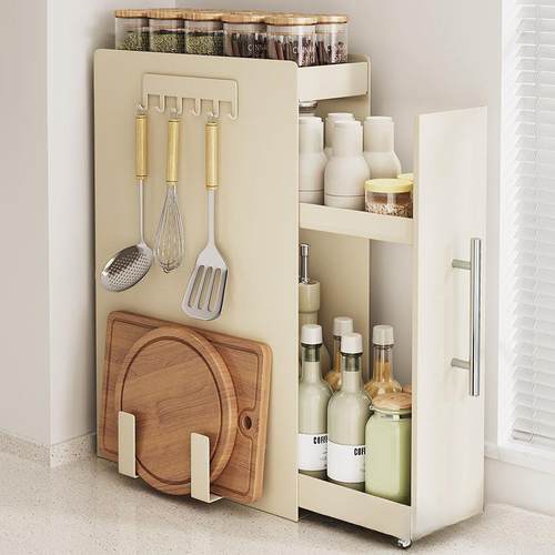 款厨房油窄SC7TMJTX款调架台面抽拉式多层防尘收纳盐料酱醋新调味