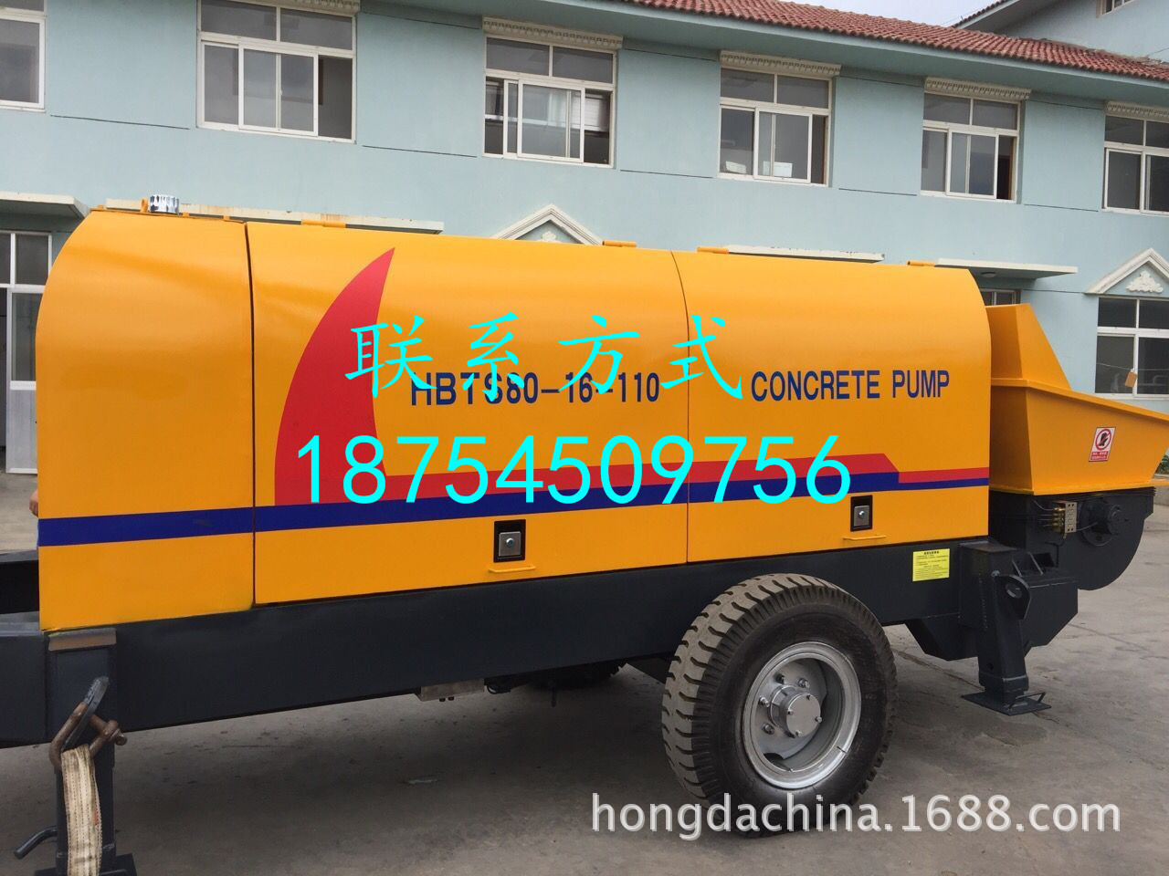 柴动混凝土搅拌输送一体泵80