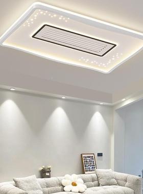 全光谱护眼客厅吸顶卧灯现简约家用智能无叶代风扇79533灯一体室