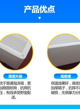 INH邮政泡沫箱装保温箱种菜大水果保鲜冷藏加厚电递商号快包盒子