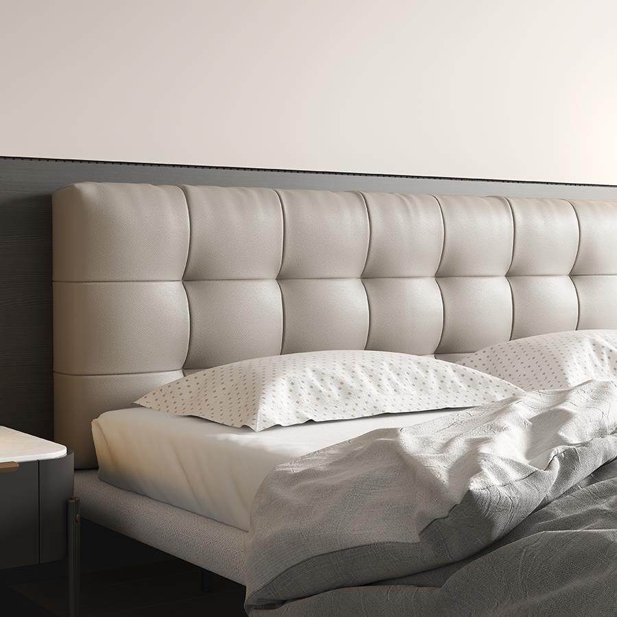 ?感床头靠垫榻Fh($p$%p2榻米悬浮床2靠背垫软包05新款免靠洗皮革