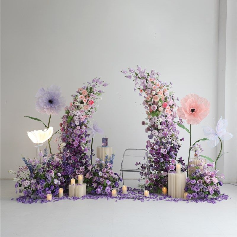 谷灵易生订婚拱门花艺彷真花婚礼kt板留影装饰全套场景道具成品,节庆用品/礼品,装扮布置套餐,淘宝优惠券,粉丝福利购,淘宝优惠卷