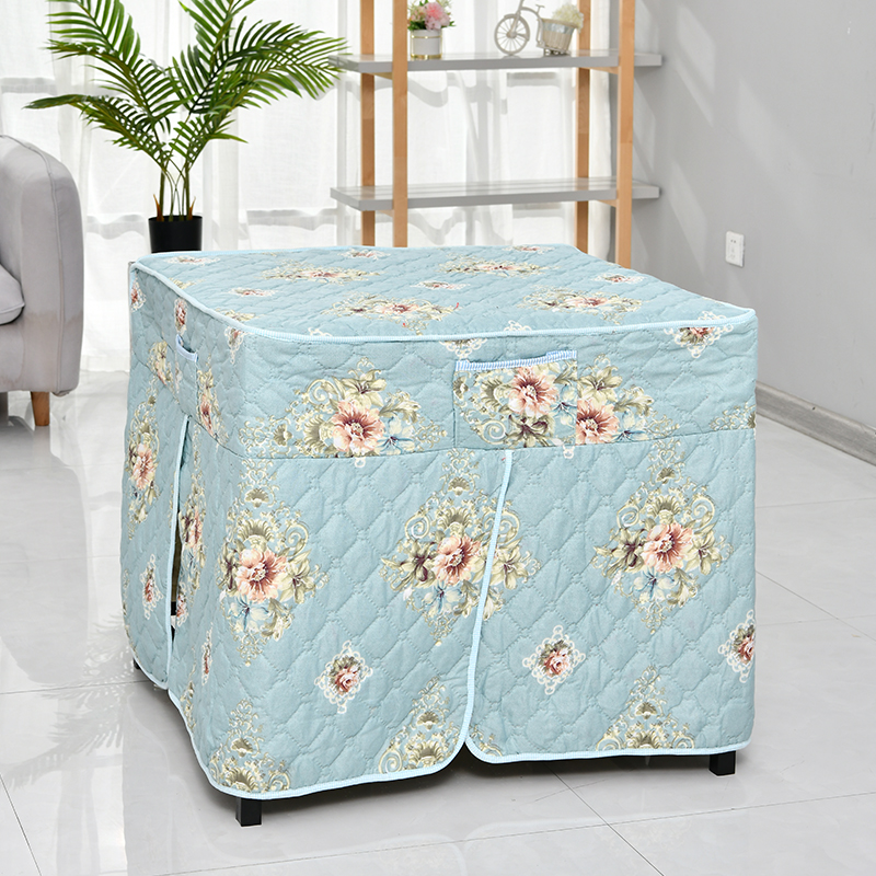 冬季家用加厚夹棉烤火罩子电暖炉八片开桌罩正方形取暖烤火被套子