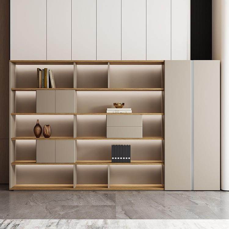 高档办公家背配奢套文件柜书柜灯带落具地书橱老板室景FL柜轻大气,商业/办公家具,办公储物柜,淘宝优惠券,粉丝福利购,淘宝优惠卷