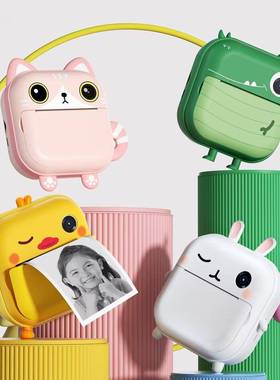 新款Q拍立得miniprinter5数码机迷你打印机小孩高CDO清打印相照