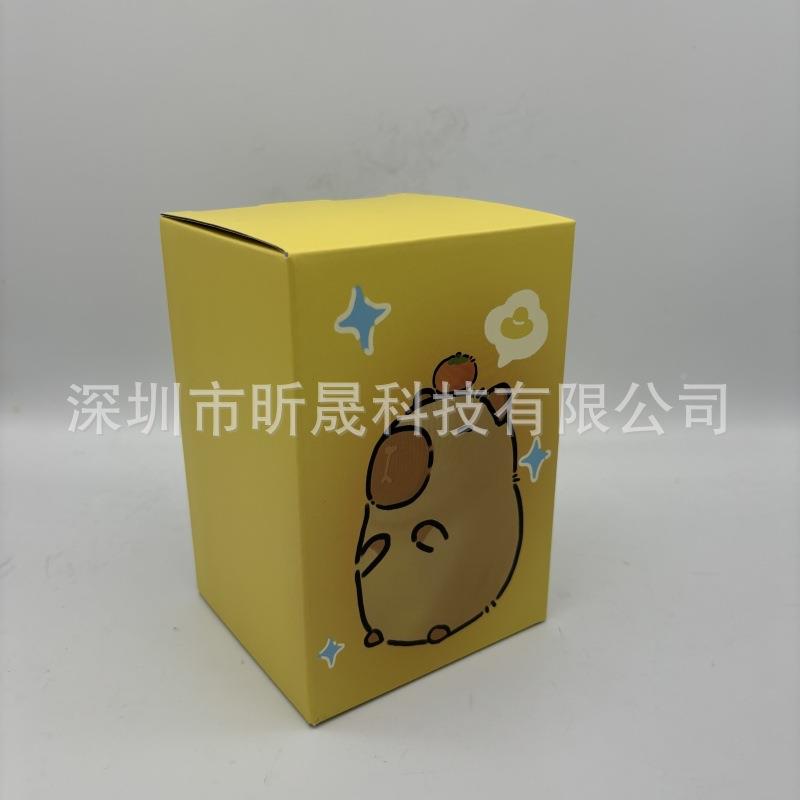 学生卡床面皮拉时间闹钟头桌宝宝氛围巴685卧室可充电调光拍拍小