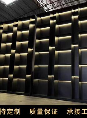 不式锈钢展厅NCS装饰架示客厅卧室嵌入书架多功能轻可奢展架制定