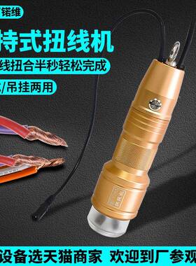 手持式扭线RYM线型机小电动拧线机多股铜电丝合股合并捻线并线绞