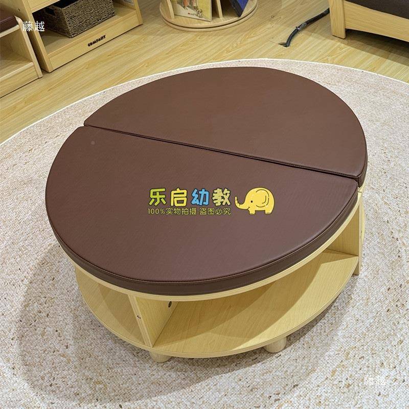 幼童儿园书早通教儿阅读区沙发移动书架可爱卡书柜木CCC质靠墙柜