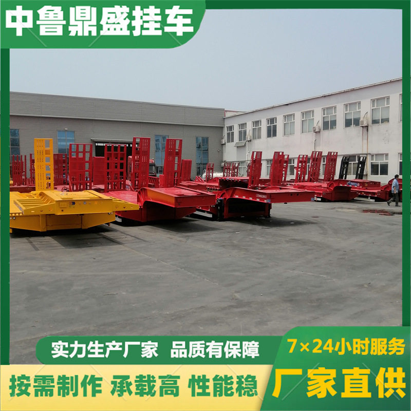 风力发电叶片运输低平板半挂车