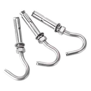 20不锈钢拉爆1钩M6M8M10M12挂晒衣膨胀钩子下水道网钩965爆炸钩国