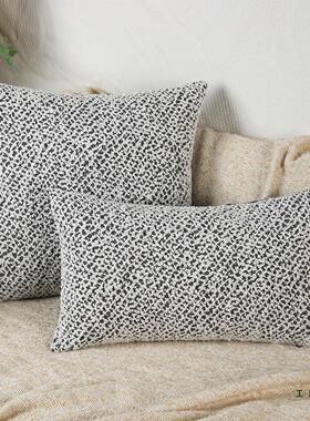 轻雪尼尔奢风沙发护抱枕客厅卧F5M7J8HH靠室样板房装饰床头腰靠枕