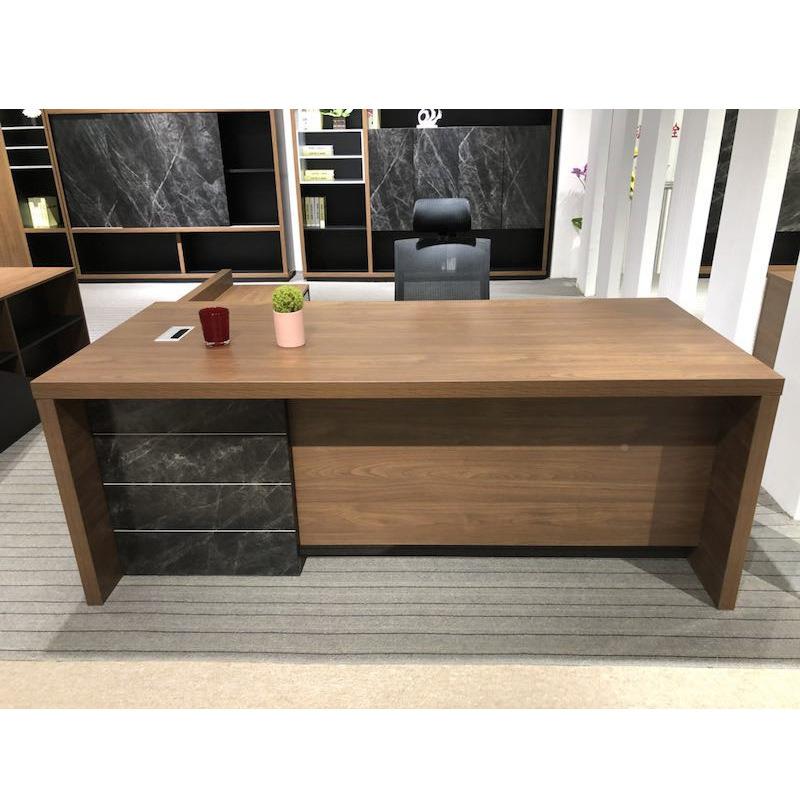 办公家桌老桌简约现代总裁桌办公桌2303椅具组合大班台主管经理大