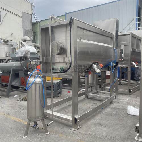 现货促销真石卧式搅拌机泥橡皮不锈钢混漆料U型机粉料拌QEY料槽