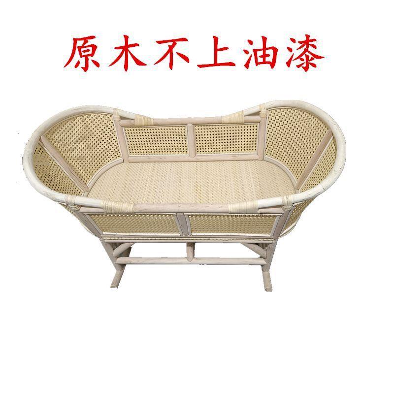老式其摇小篮婴儿摇窝农睡篮宝宝哄睡摇床村孩摇篮床10044623竹藤
