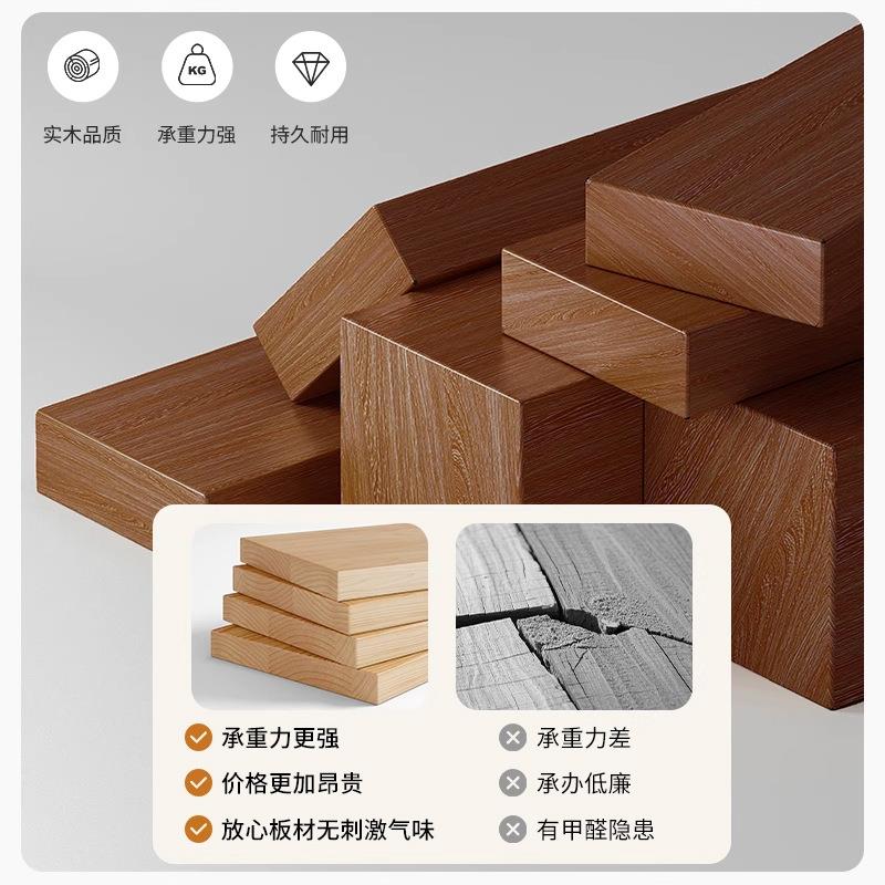 全实木书一柜收可伸缩格子储物体靠墙纳物家CA87用客厅落置地展示