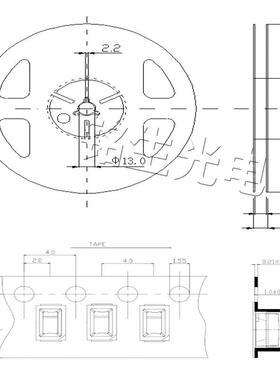 2835发射双850反极4mi1l2835led灯珠芯贴片式发光二极管DJX高亮度