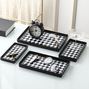 放钥匙收纳杂物托盘进门入口玄关酒柜电视柜家居茶几桌面装饰摆件