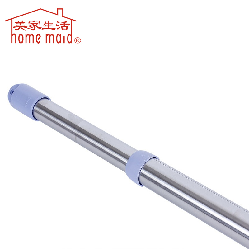 美家生活不锈钢复合管加厚二节伸缩撑杆伸缩衣架晾晒衣杆旗杆9830