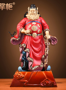 铜掌柜 钟馗摆件 黄铜钟馗天师伏魔铜像天官赐福家居装饰工艺礼品