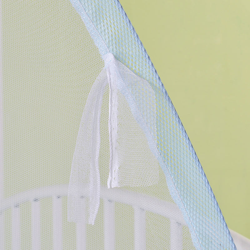 若琳学生蚊帐0.9m单人床 免安装上铺下铺1.0m床 1.9上下床可折叠