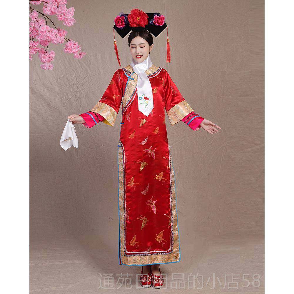 正品清人朝古装格格服舞女装士成清代宫廷妃子嬷嬷台话剧甄嬛传演
