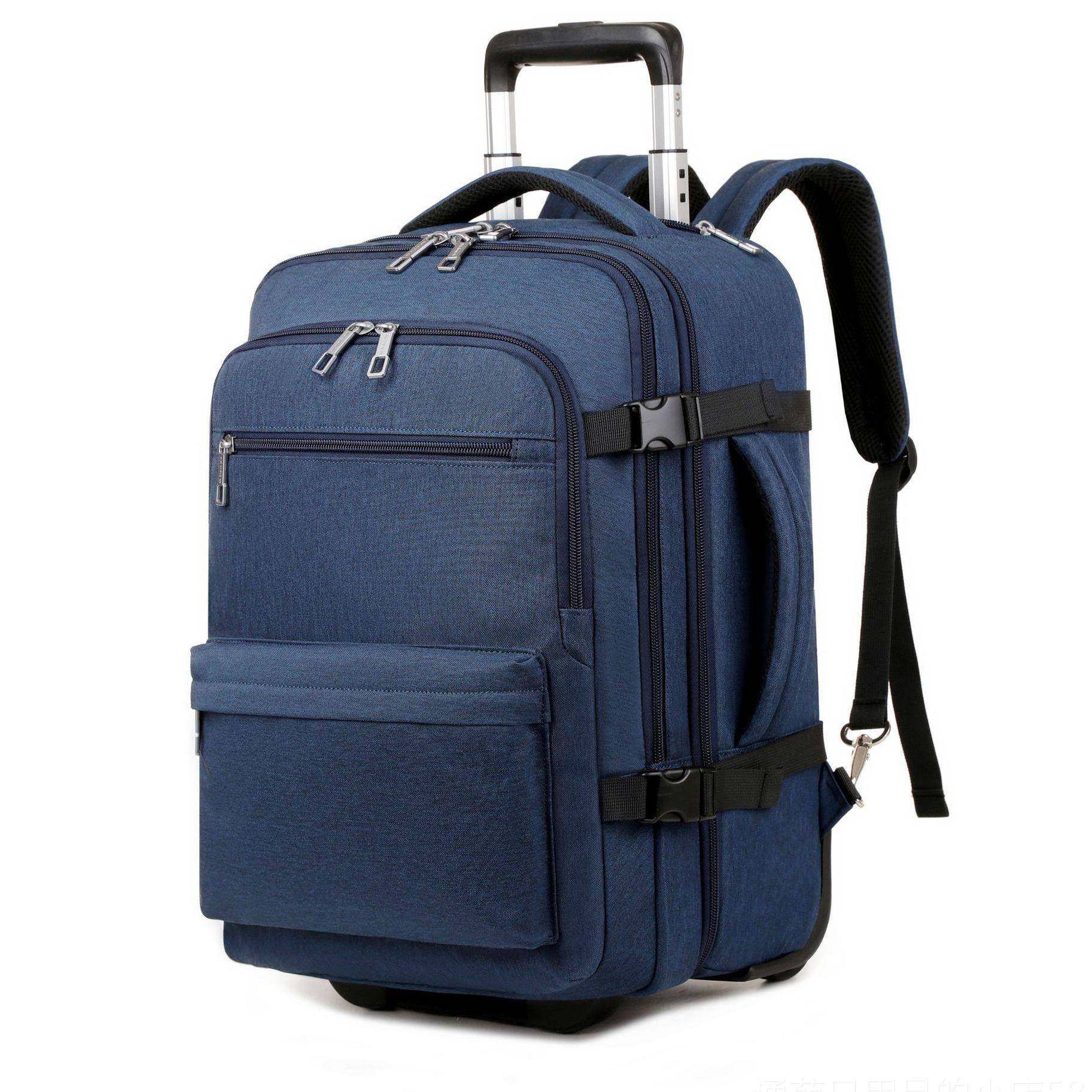 正品新带款子拉杆揹包多夹层大容量可轮登机电差脑包商务旅行出行,箱包皮具/热销女包/男包,旅行箱,淘宝优惠券,粉丝福利购,淘宝优惠卷