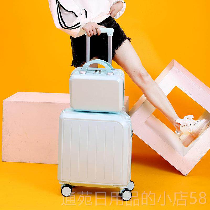 正品行李箱小女机小型轻便迷你可密拉杆18寸爱20码旅行小号可登皮