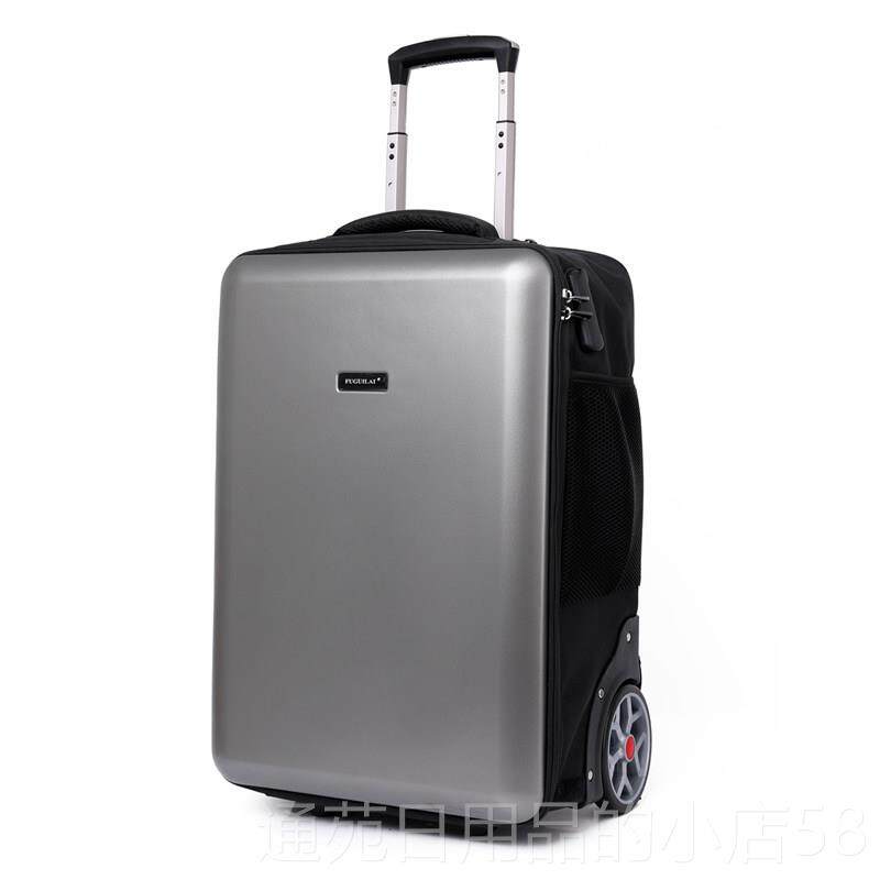 正品大容量壳防水商务出硬差旅行肩电双脑拉杆揹包男女登机行箱李