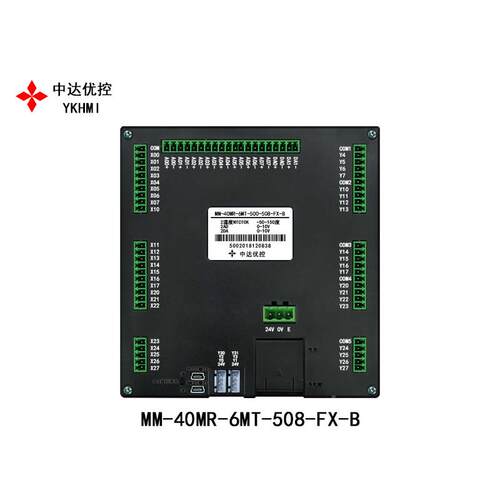 中达M优2控彩色4文本PLC一体机M-0MR-MM-40MR-6MT-508-FX-A/B轴