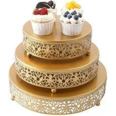 欧复式白色金属铁艺sy1255蛋糕盘欧式典简西点架子易古古铁艺点心