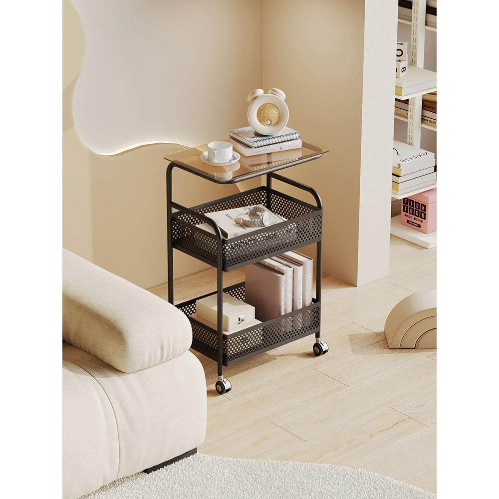 L&油风客厅沙边几可移动室床奶头柜发小卧B168-1推车茶几置物架多,基础建材,脚轮/万向轮,淘宝优惠券,粉丝福利购,淘宝优惠卷
