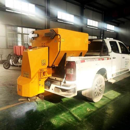 大5242电方车载式融雪剂撒布机动除雪融雪撒盐不机锈钢融型雪撒布