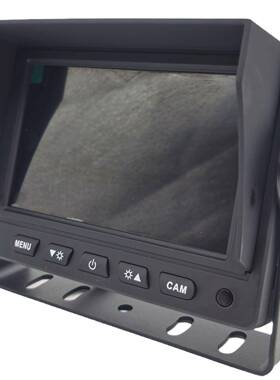 阳5寸二路H示航空头AD高清车载显器叉车通用显EUQ示屏带遮罩倒车