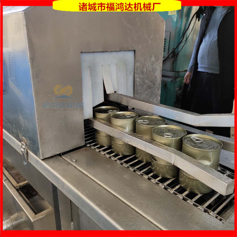 福州鲍鱼海参罐头瓶清洗机 带鱼马口铁罐清洗风干线 洗瓶机