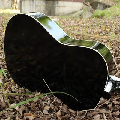 乐器6寸亮光黑民谣j木吉色他旅XT款行便携小3吉他琴行选用ita实用